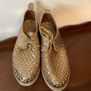 Akachi Rose Gold Loafers Size 7(23)